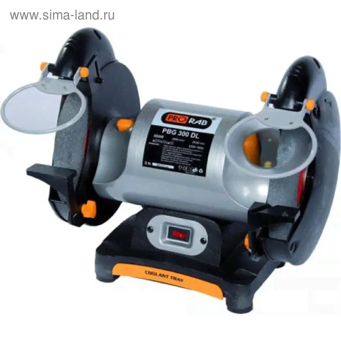 Станок заточный Prorab PBG 300 DL, 600Вт, 220В, 200х32мм, 2850 об/мин, коробка-0