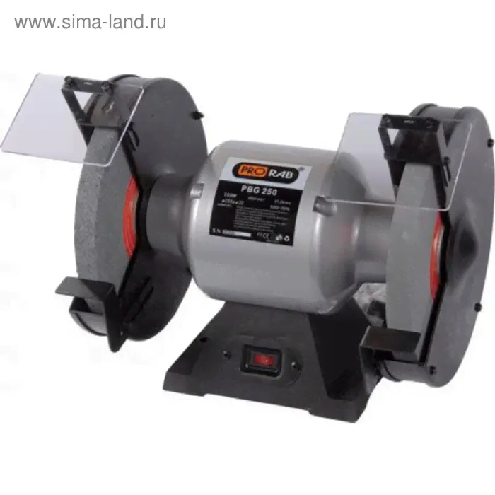Станок заточный Prorab PBG 250, 750Вт, 220В, 250х32 мм, 2850 об/мин, коробка-0